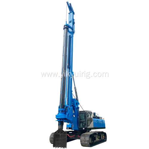 80m Depth Hydraulic Rotary Auger Drilling Machine